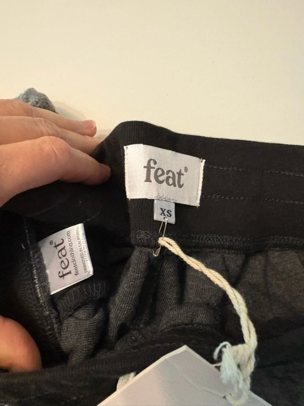 NWT feat blanketblend hazy black‎ lounge shorts XS